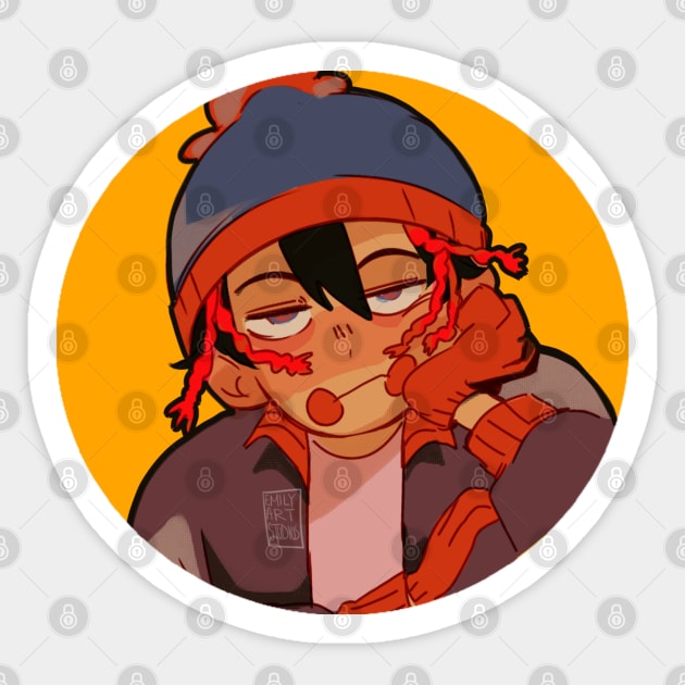 Grump Sticker by emilyartstudios